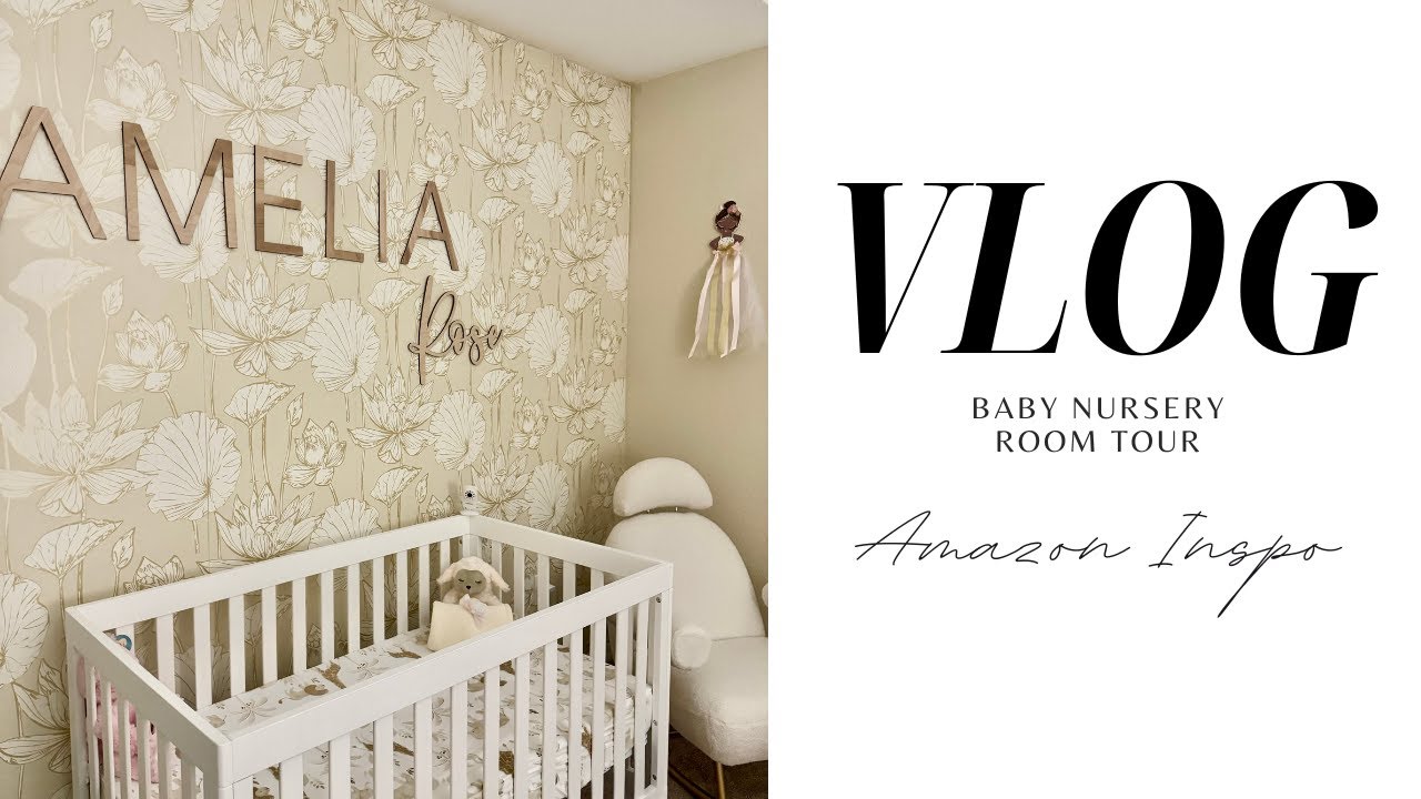 Baby Girl Nursery Tour | Neutral Nursery Theme - YouTube