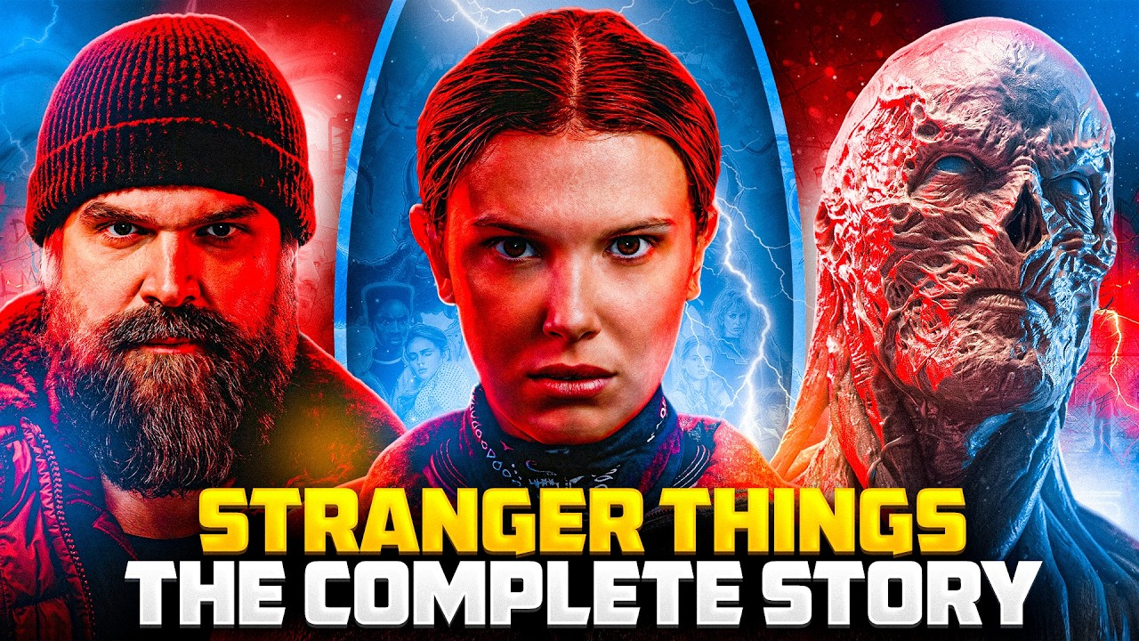 STRANGER THINGS Complete Story Recap | Season 1 to 4 Explained in Hindi ...