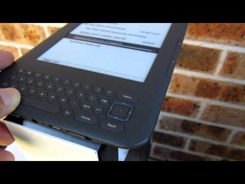 Kindle Keyboard Wifi/3G Unboxing and review