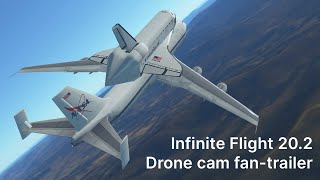 Infinite Flight drone cam fan-trailer