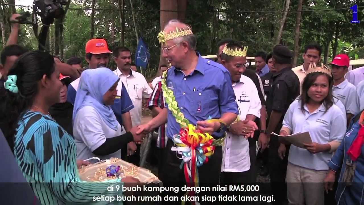 Najib Razak : Program Ramah Mesra Bersama Orang Asli Gumum