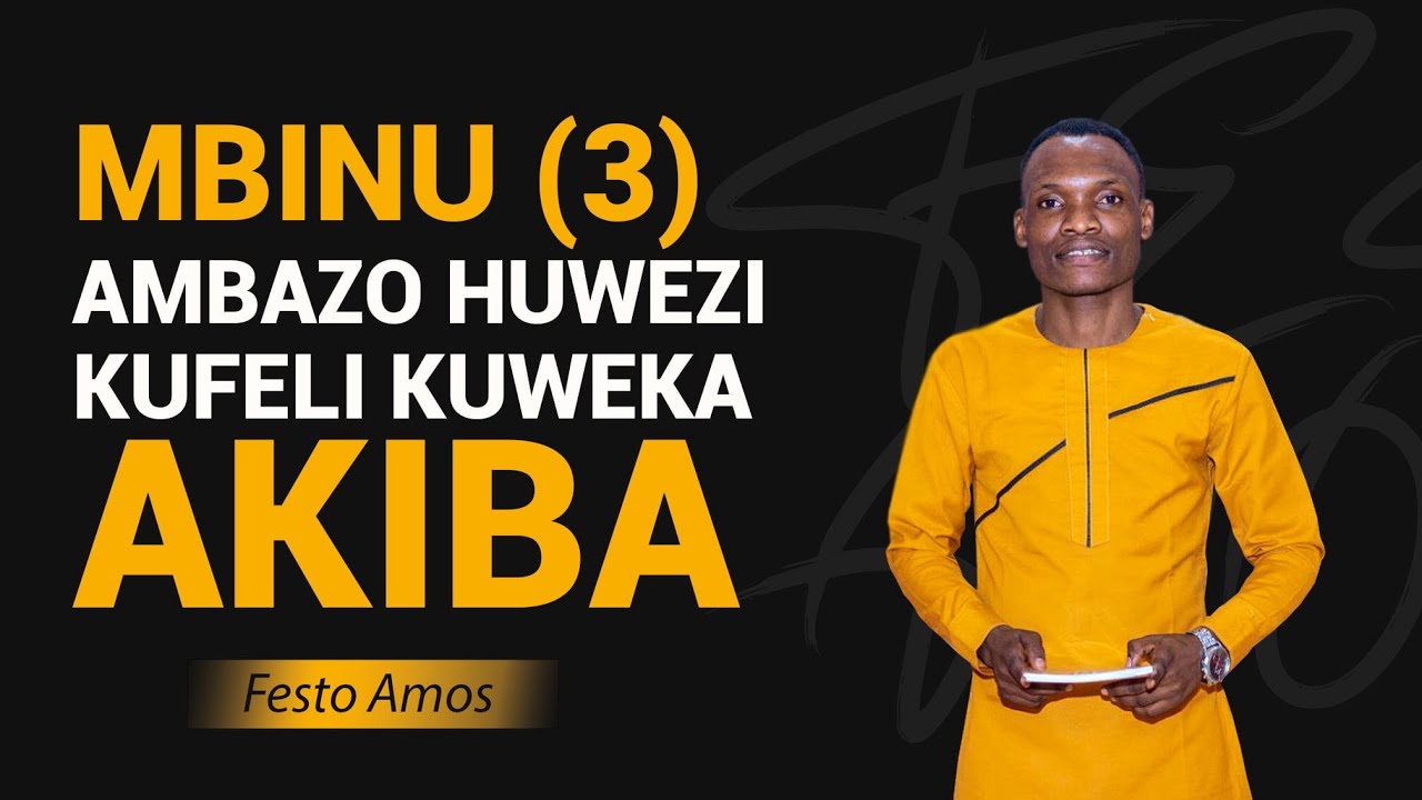 MBINU (3) ZA KUJILAZIMISHA KUWEKA AKIBA