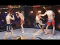 Fight 2 vs 2 russians vs dagestanis knockout