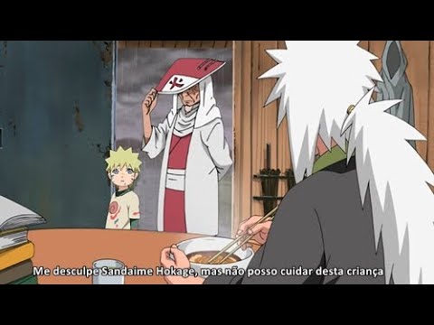Minato conhece Kakashi após a morte de Sakumo Hatake - Naruto