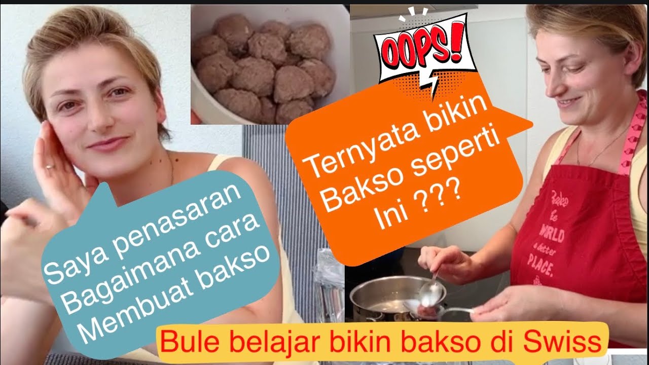 OMG!! Ternyata cara membuat bakso seperti ini !! Bule belajar membuat