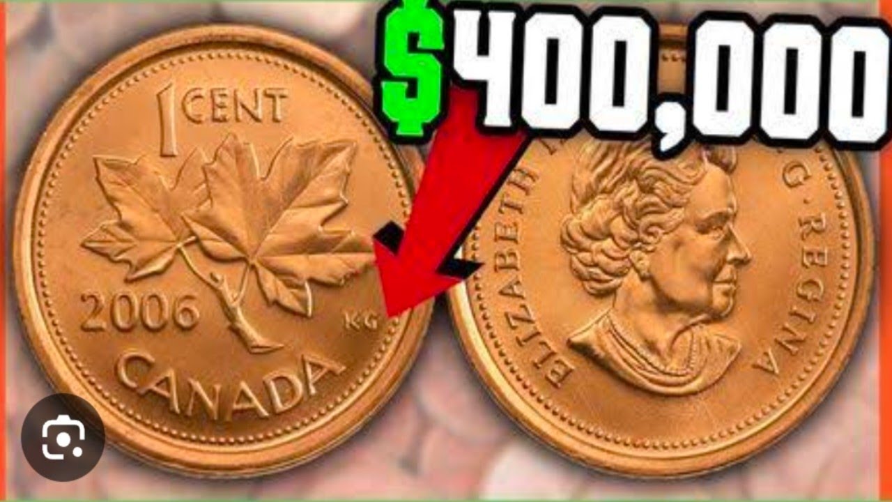 2006 Canada 1 Cent Coin – Queen Elizabeth II – Canadian Penny