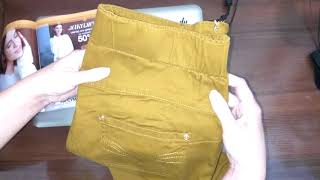 видео Горчичные брюки