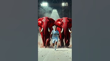 Messi, Neymar & Mbappe’s Elephant vs Ronaldo’s Elephants #ronaldo #goat #messi #ronaldoai #ai