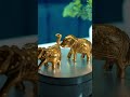 Golden Elephant Showpiece Set|Decorative Elephant Idols for Home &amp; Office| Symbol of Luck #prismarts