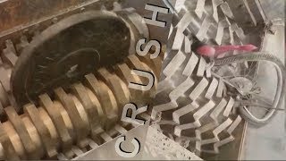 Extreme Powerful Metal Crusher in Action Crushed Hard Metal Items Just In Seconds