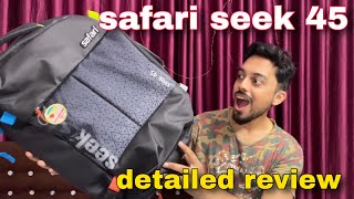 Don’t Buy SAFARI SEEK 45 Bag before Watching This | Jaldi Kholo