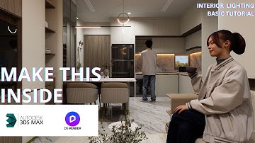 Realistic interior lighting with d5 render for 3ds Max . 4k video #malayalam