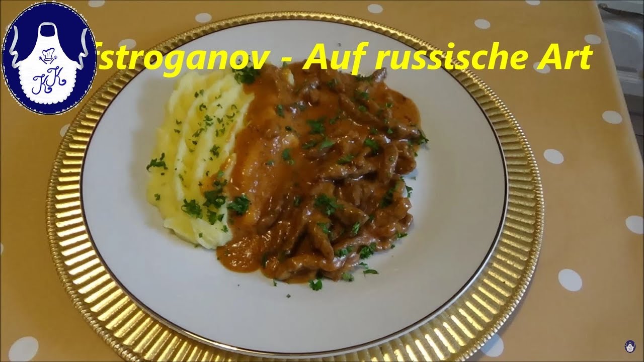 Beef Stroganoff / Bef-Stroganov - auf Russische Art
