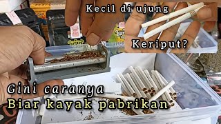 CARA MELINTING TEMBAKAU AGAR TIDAK KERIPUT || TINGWE TEMBAKAU RASA