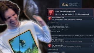 xQc Reads New World Steam Reviews (Queue World)