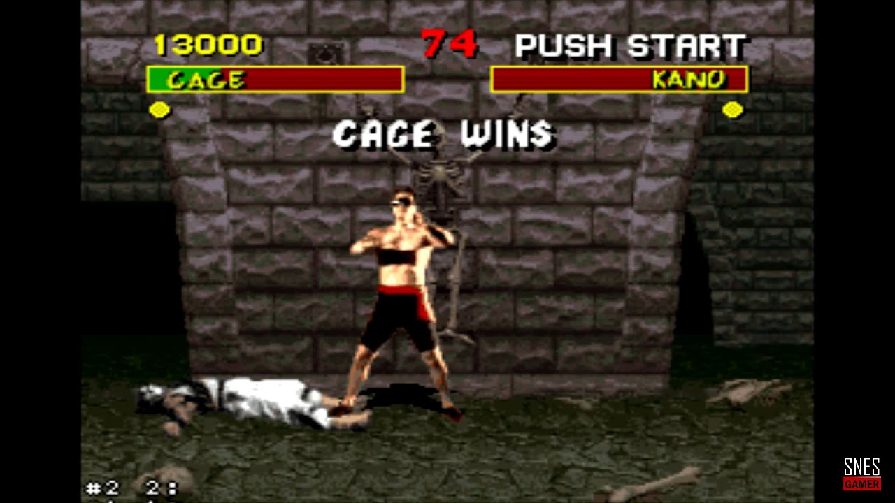 Mortal Kombat 1(snes) - CAGE Vs KANO