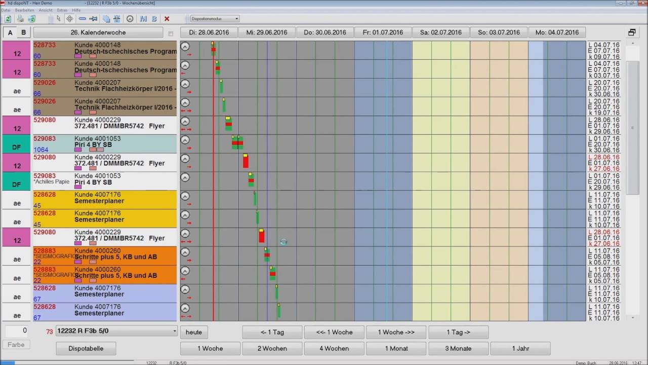 Production Planning, simple using the production Planning tool hd