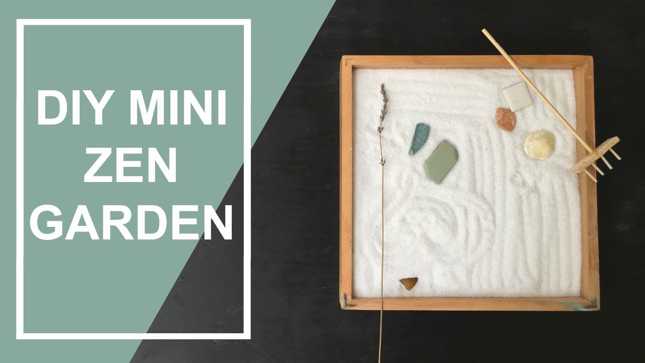 Diy Mini Zen Garden Youtube