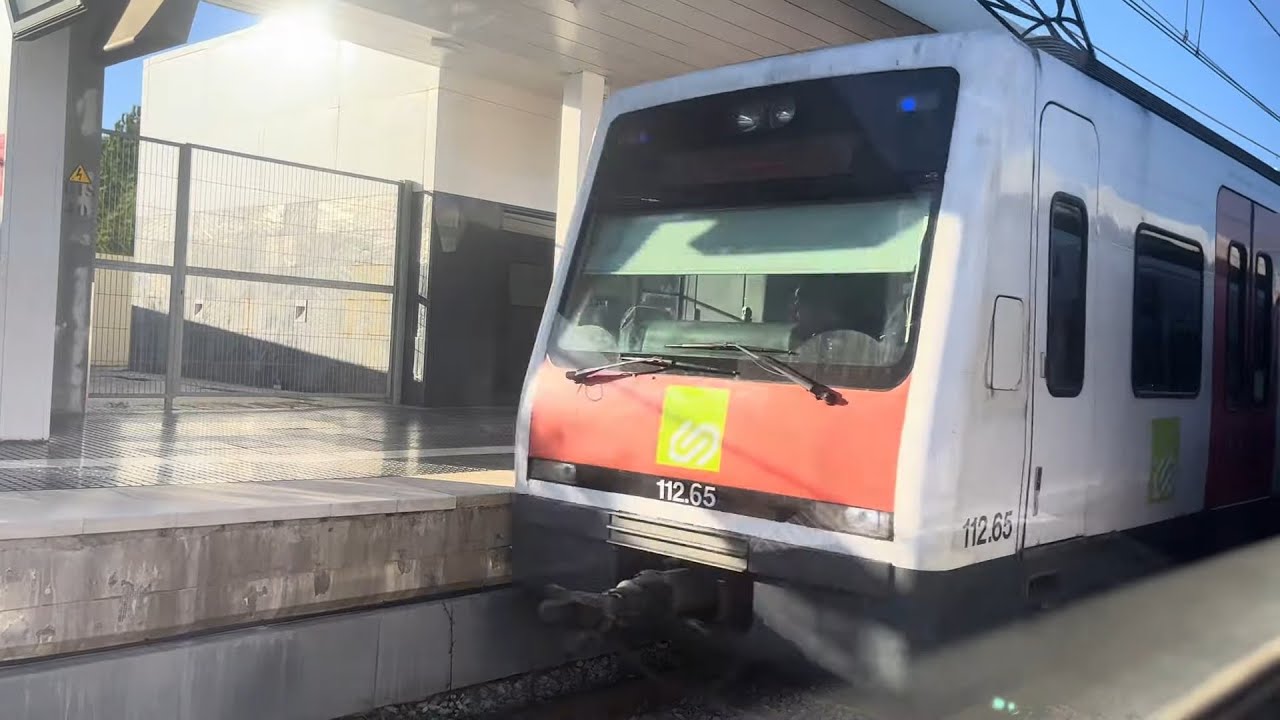 (28.12.2022) Поездка в электропоезде FGC 112.12 от станции Plaça Catalunya - Sabadell Parc del Nord