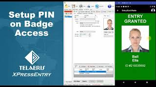 Setup PIN on Badge Access