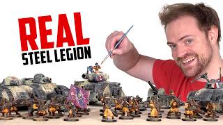 Painting the REAL Warhammer 40K Steel Legion Faction