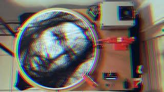 STRING ART PORTRAIT MACHINE -  FIRST TEST - by LOSTBOY
