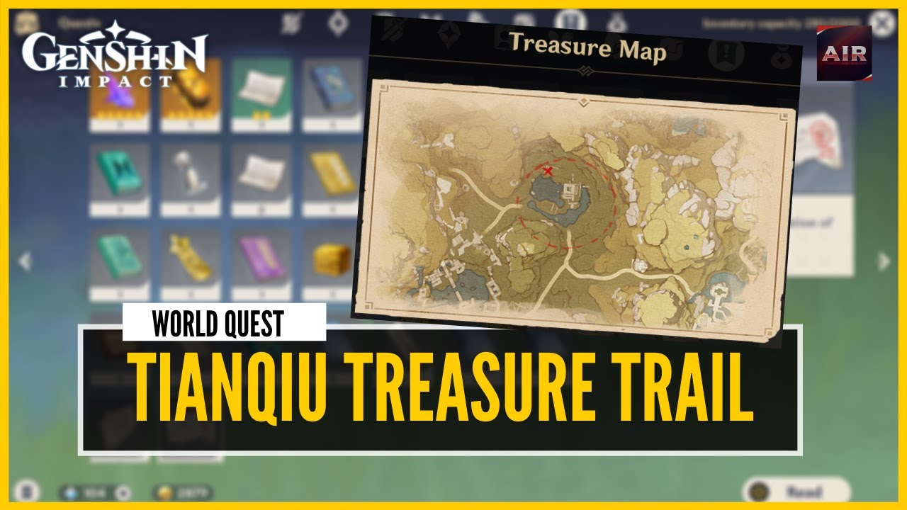 Genshin Impact Tianqiu Treasure Trail [World Quest] YouTube