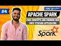 Understanding spark application concepts and running our first pyspark application