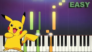 Pokemon Theme - EASY Piano Tutorial