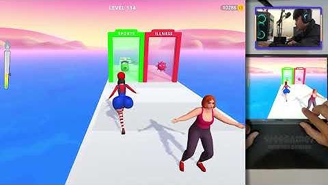 Twerk Race 3D: Running Game - Gameplay Walkthrough Part 12 - Basic Games Level 111-116 (FULL SCREEN)