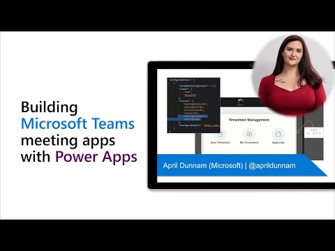 Video Building Microsoft Teams meeting apps with Power Apps - youtube