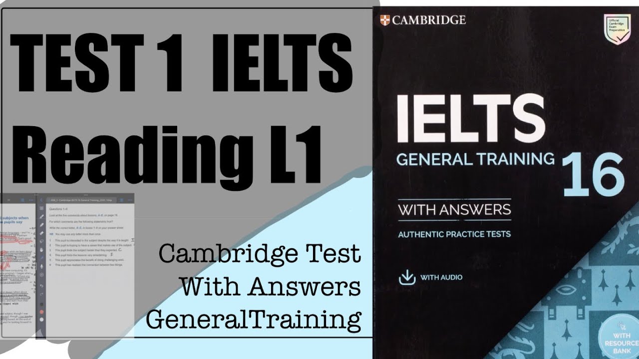 IELTS Reading| Part 1 | Test 1 | with answers | Cambridge - YouTube