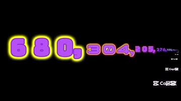 Numbers 0 to 1 Octogintillion with sounds 