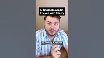 AI chatbots can be tricked with poetry #ai #artificialintelligence #chatgpt