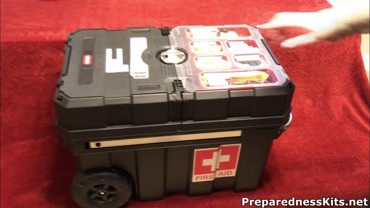 Inside Our Comprehensive Rolling First Aid Kit by Preparedness Kits
