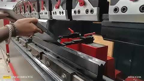 CNC Press Brake | Semi - Hybrid Press Brake | by Weldor CNC Machines | 9 Axis