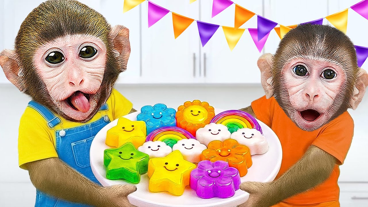 Mono MoMo Cuida al Mono Bebe y Hace Trucos de Magia con su Sombrero Mágico 🎩🐒 | MONO MOMO ESP