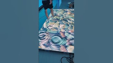 Walking on the water------Interactive LED Floor