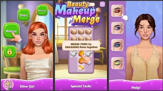Beauty Makeup Merge Game Gameplay Mobile Android screenshot 5
