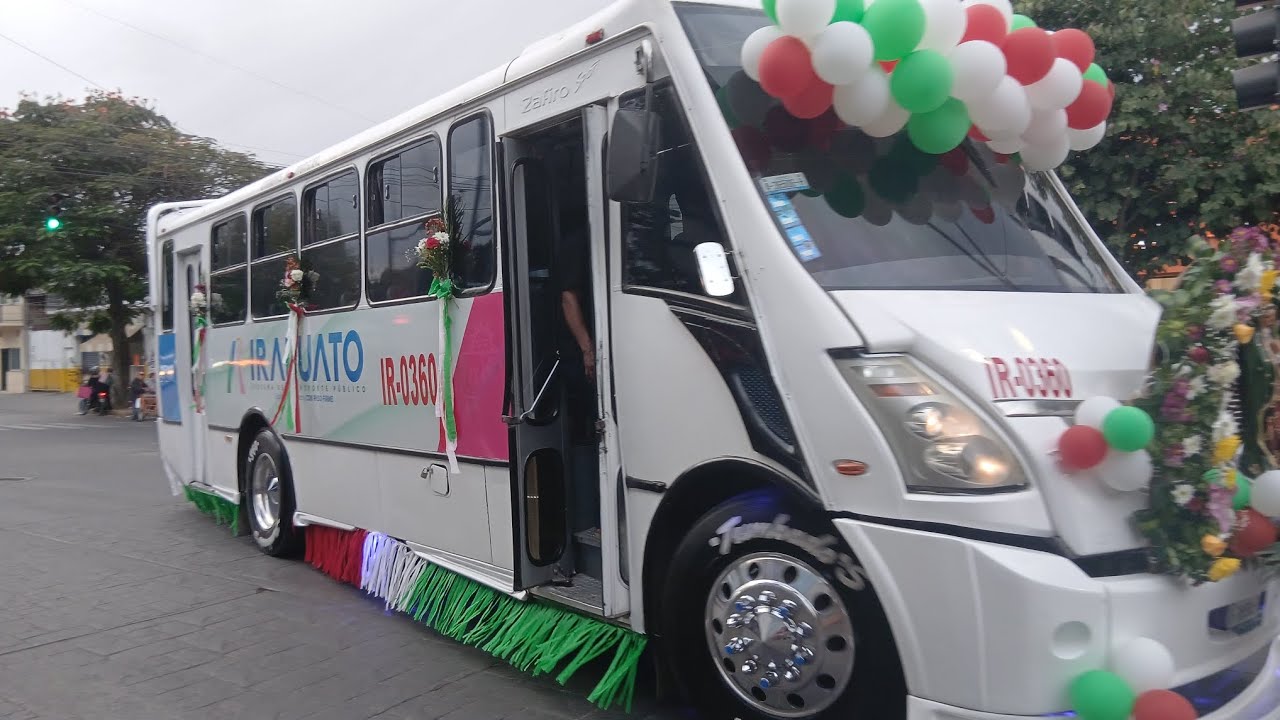Salimos de las vías para ver puro carro sepsi en la peregrinación a la virgen de Guadalupe  irapuato