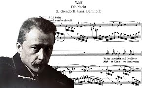 Hugo Wolf - Die Nacht. Eichendorff Lieder: No. 19. Accompaniment