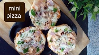 Instant Mini Pizza 🍕🍕 बहुत ही आसान और जल्दी तैयार होने वाला मिनी ब्रेड पिज़्ज़ा | She's World