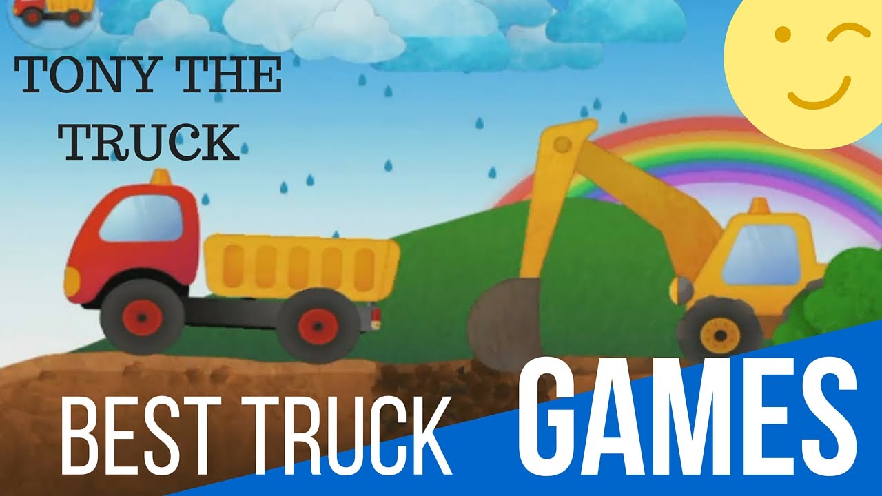 Tony The Dump Truck - Fun Game For Kids  Excavator, Forklift, Crane
