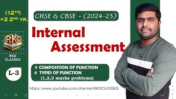 composition of function || types of function || internal exam 2024-25 || 12th math