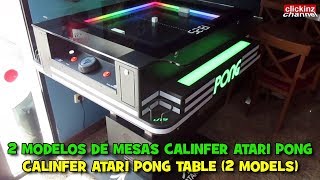 2 Increibles modelos de Máquinas Recreativas Cocktail actuales: PONG de Atari - Calinfer (1972-2019) screenshot 5