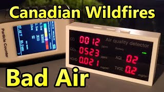 Canadian Wildfires Cause Poor Ohio Air