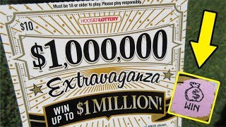 PROFIT! 2 NICE WINS! $1,000,000 EXTRAVAGANZA LOTTERY TICKET!