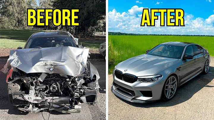 FULL BUILD - REBUILDING A CRASH DAMAGED BMW M5 COMPETITION