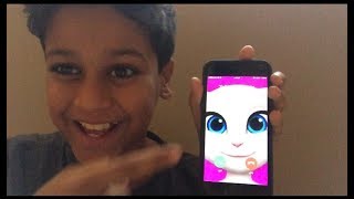 دقيت على talking angela الساعه 3:00!