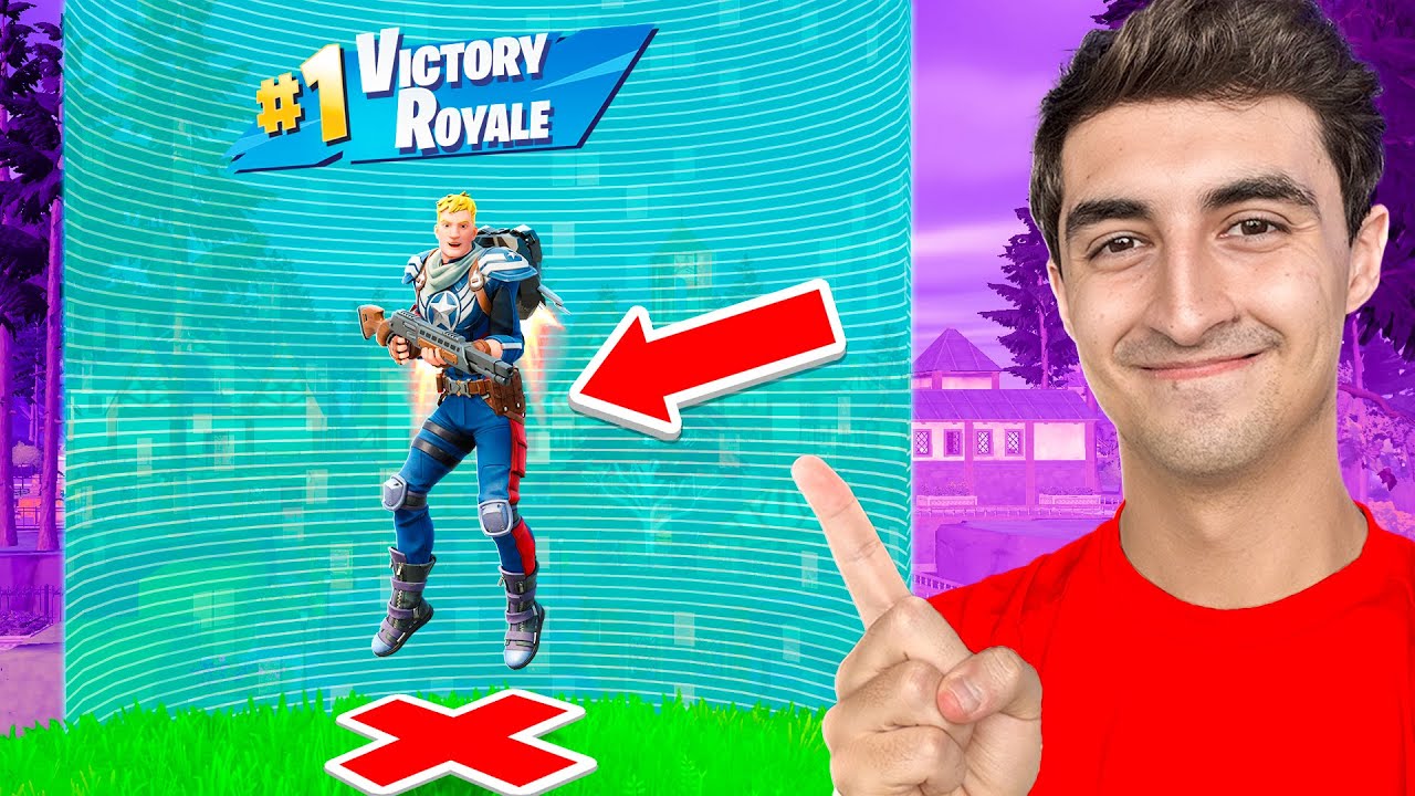 Gane SIN TOCAR EL PISO en Fortnite!
